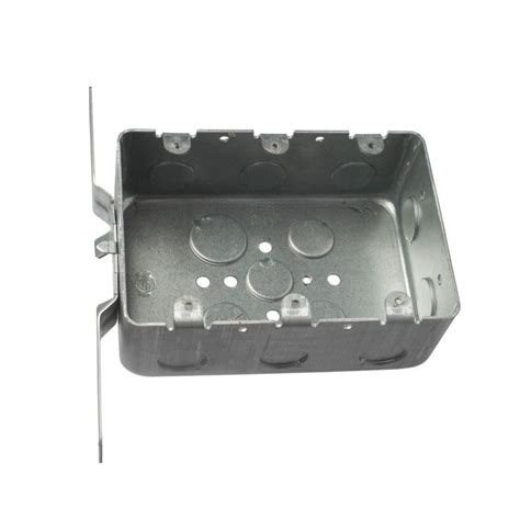 3 gang metal switch box home depot|3 gang shallow outlet box.